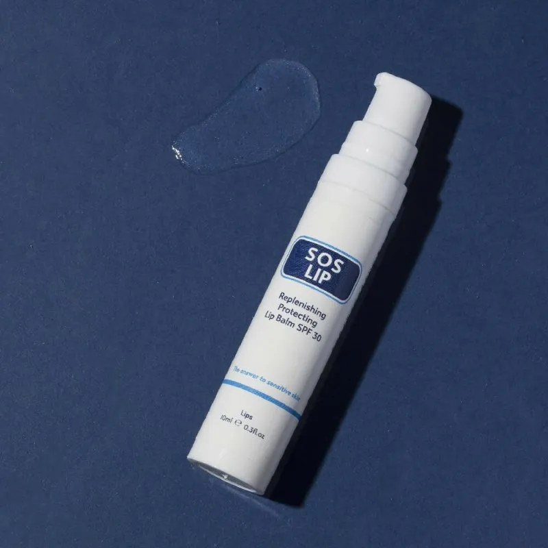 SOS Lip Balm SPF 30 10ml | Natural Sun Protection for Lips | Moisturizing & Healing Lip Balm | Enriched with SPF 30, Beeswax & Vitamin E for Soft, Protected Lips